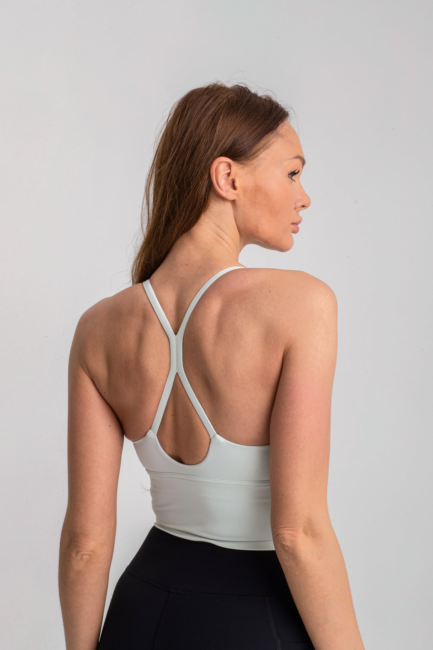 V-neck sports bra